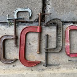 C Clamps $8 Each 6 Inch And 8 Inch 