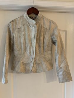 Faux suede women jacket size Small