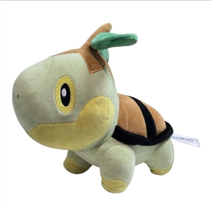 2022 Nintendo Pokémon Turtwig Plush 8" Stuffed Grass Turtle Pokemon Animal Green