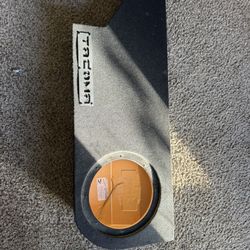 12" Single Sealed Sub Box, Fits 2024 Toyota Tacoma Double-Cab