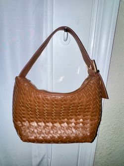 Mini  woven shoulder bag - brown from target