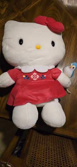 Vintage Early 2000’s Hello Kitty Plush – 24” Tall – Rare Collector Piece