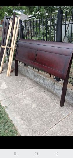 Headboard and frame