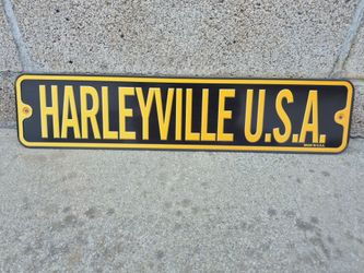 HARLEYVILLE U.S.A. Metal Sign
