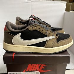 Nike Jordan 1 Travis Scott Mocha Brown Size 9.5