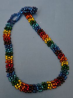Handmade beaded colorful bracelet, OBO