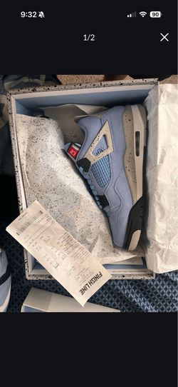Jordan 4 UNC University Blue Men’s 8.5