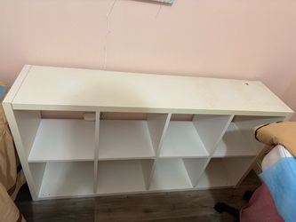 White Cube Storage Shelving Unit