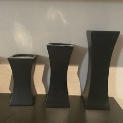 3 Piece Candle Holder Decor