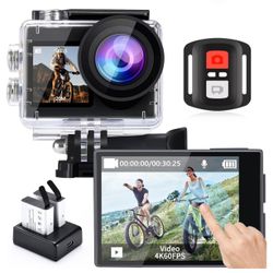 Waterproof Camera WiFi Remote Control for Cycling, Swimming, and Diving