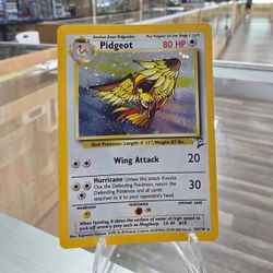 Pidgeot Holo Rare Pokémon Card 14/130 Base Set 2
