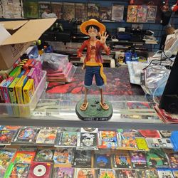 Anime One Piece monkey D Luffy PVC Action Figure Doll Model Used No box 