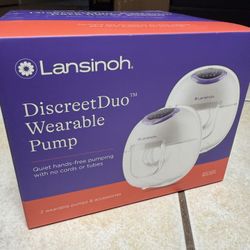 Lansinoh® DiscreetDuo™ Wearable Pump **BRAND NEW**