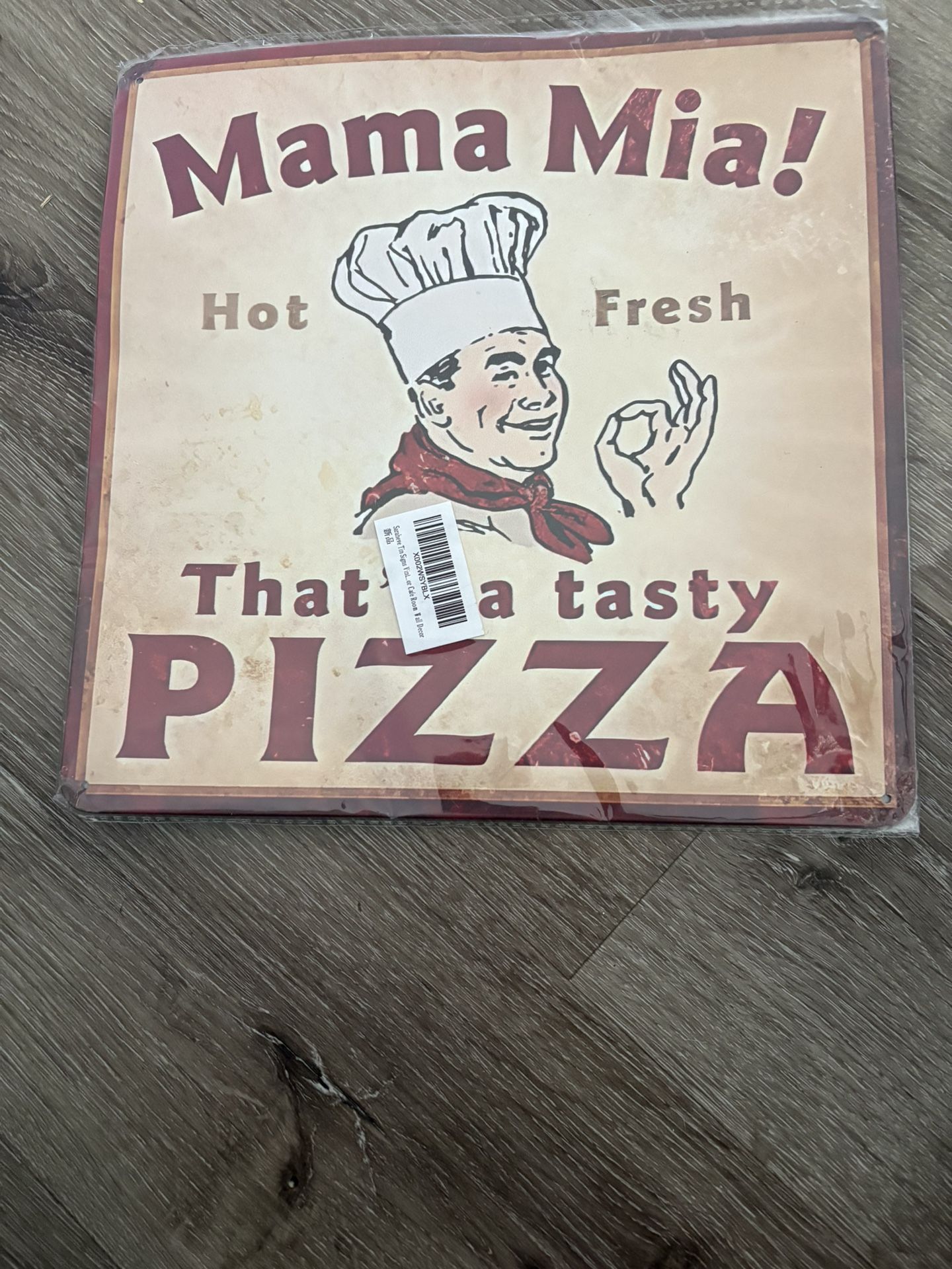 Metal Sign Pizza