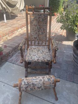 Antique Maple Rocking Chair