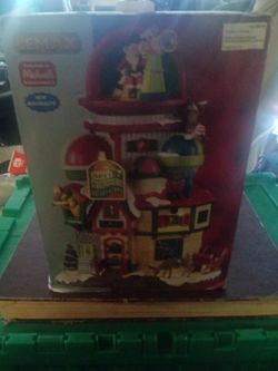 Lemax Santa's stratospheric observatory lighter building from the Santa's wonderland collection for sale.