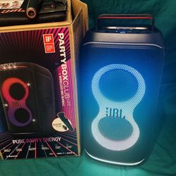 JBL Partybox Live 120 Portable Bluetooth Speaker w/ Wireless Mic, AI Led Lights, 160+ Watts, IPX4