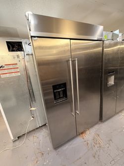 Kitchenaid Refrigerator 48”Inch Side By Side Stainless Steel 