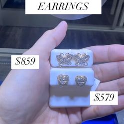 10K DIAMOND EARRINGS