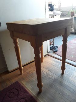 Butcher Block Table