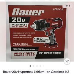 Bauer Impact Drill Battery &charger
