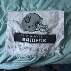 Los Angeles Raiders towel