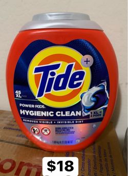 Tide Power Pods Hygienic Clean 45 XL Pacs