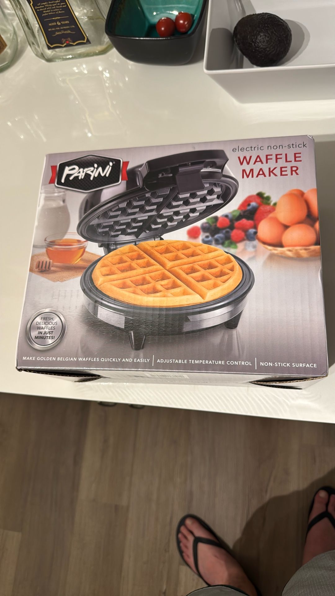 Parini Electric Non-stick Waffle Maker NEW