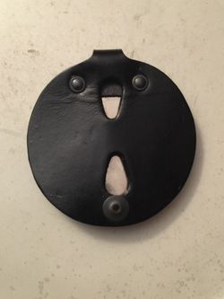 Police / Security Round Badge Holder