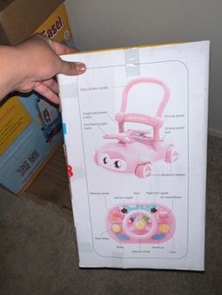 Brand new pink baby Walker