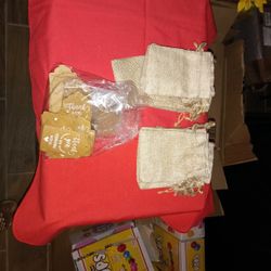 Burlap Runners And Sacks Mini
