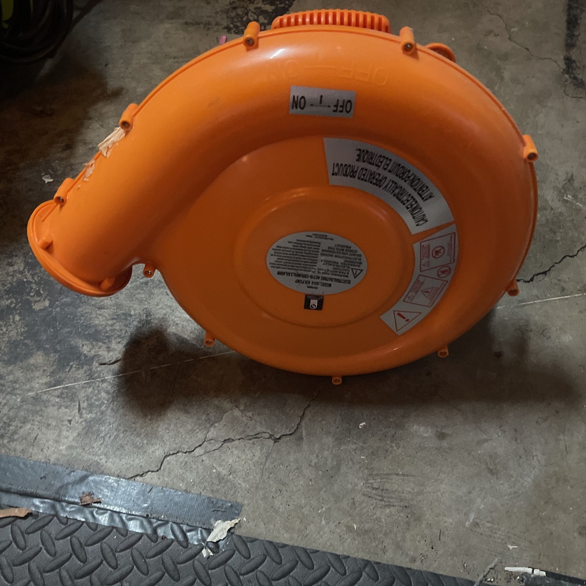 Inflatable Bounce House And Water Slide Air Pump