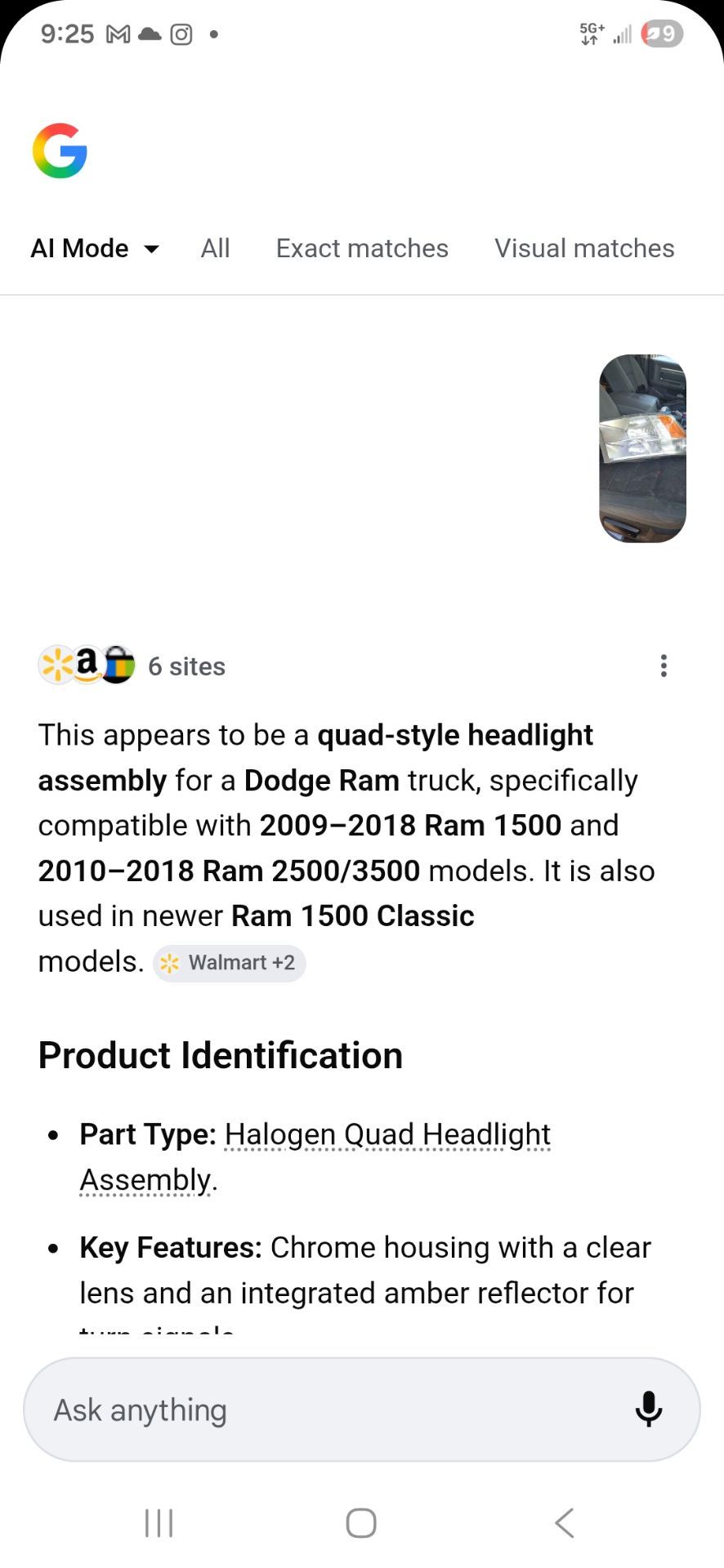Headlight lens