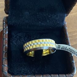 21K Real Gold Men’s Rings.From Dubai Made And Design In Italy 