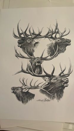 Elks limited edition print