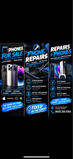 Cellphones repairs