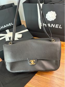 Chanel Grained Calfskin Small Souplissimo Maxi Flap