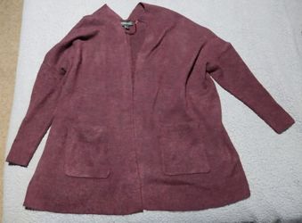 lane bryant 18 20 cardigan with pockets purple