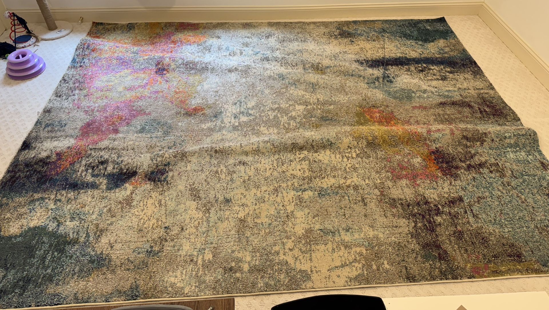 8’ x10’ Multicolor Abstract Rug