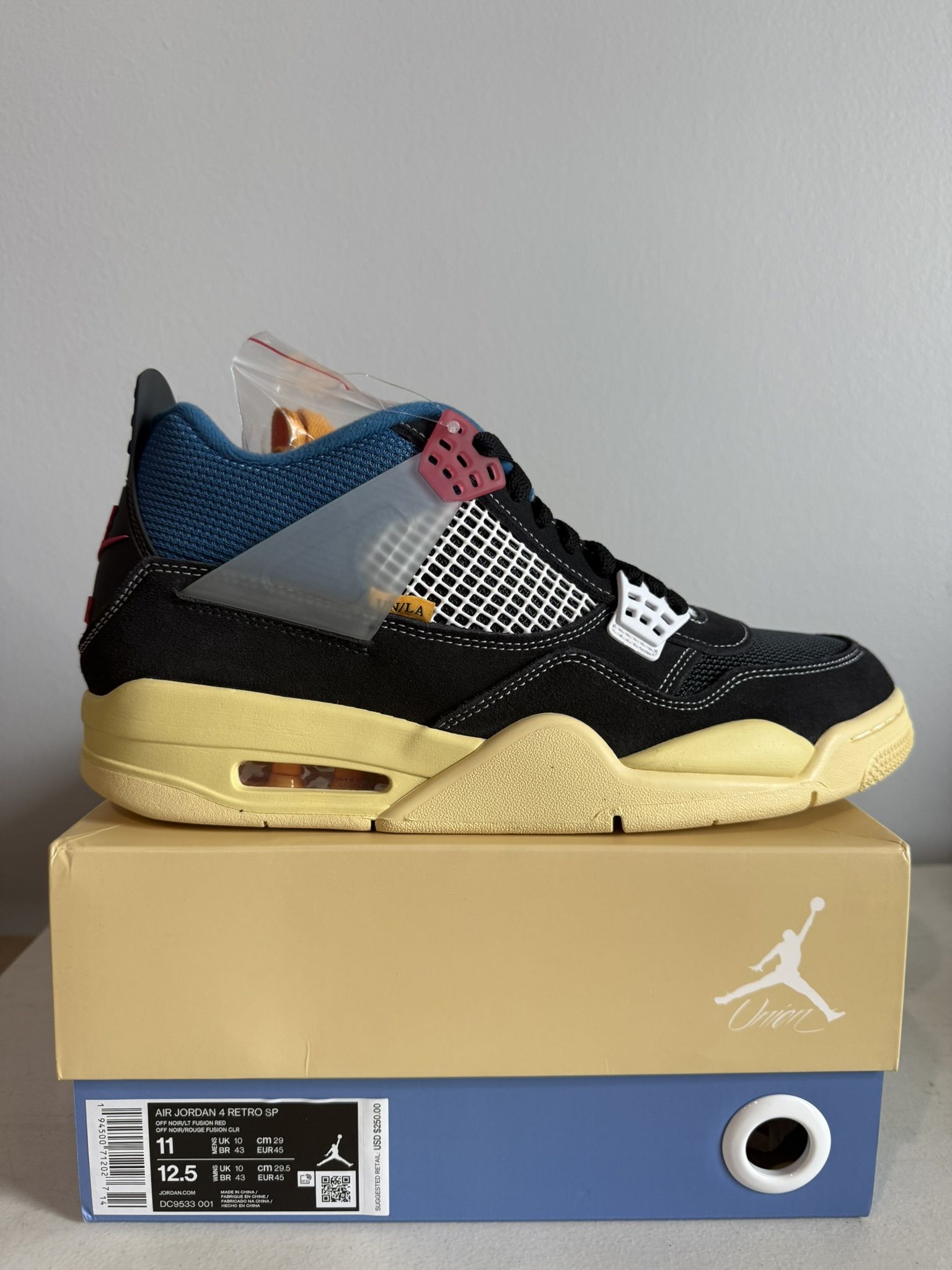 Jordan 4 Union LA Off Noir - 11 M