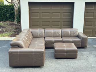 🛋️ Sofa/Couch Sectional - Natuzzi - Leather - Delivery Available 🚛