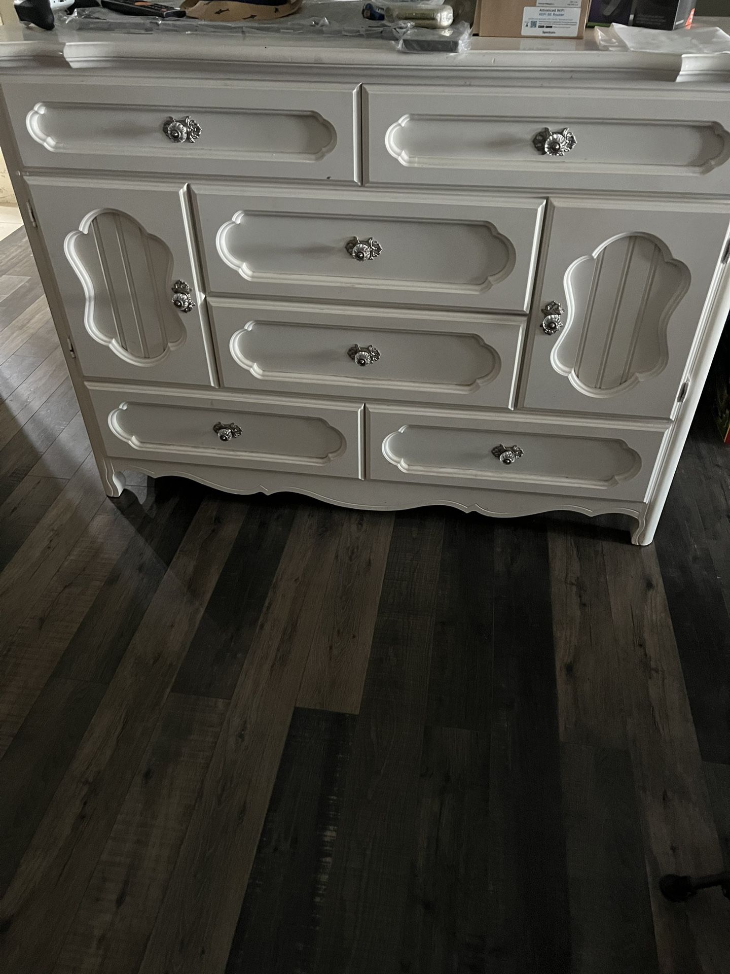 A White Dresser