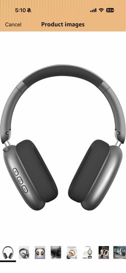 Brand new Wireless Noise Canceling Headphones Bluetooth 5.3 Over Ear Headphones with Microphone, Hi-Res Audio, 48H Playtime, Foldable Comfortable Earp