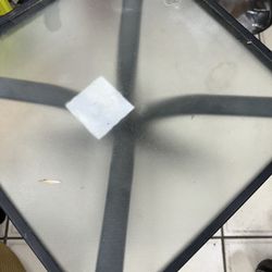 Fiberglass Top Side Table 