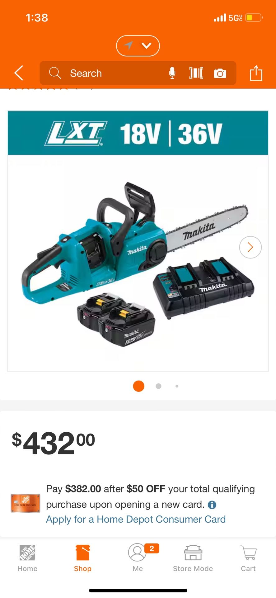 Makita 14” Chain Saw Kit