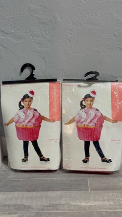 Pink Cupcake Tunic & Headband Costume Set