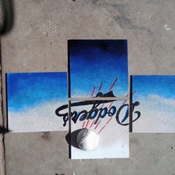Dodgers 4 Piece Sign