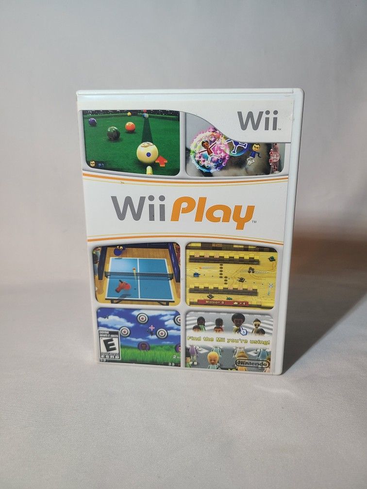 Nintendo Wii Play Video Game Complete In Box CIB