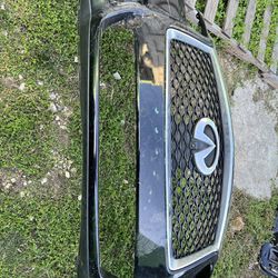 OEM 2016-2020 Infiniti QX 60 Front Bumper and Grille With Camera 