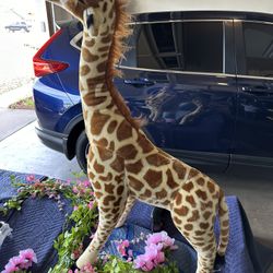 Jumbo Stuffed Animal Giraffe. 